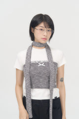 リボンニットチューブトップ