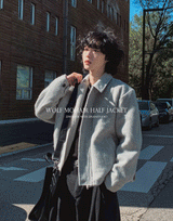 モヘアベリーハーフジャケット (3 color)