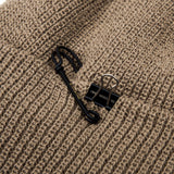 BBD Signature Custom Long Beanie (Dark Beige) (6643613892726)