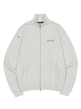 2WAY ZIP UP TRACK TOP WHITE MELANGE (6586538295414)