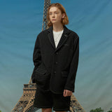 Stitch nylon blazer (6541957529718)