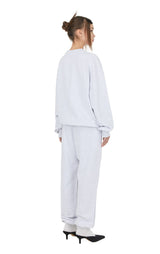 [IPT002-2] SIGNATURE GRAPHIC JOGGER PANTS WHITEMELANGE