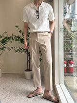モールドベストフィットクールマックスカプリスラックス / Mould Best Fit Coolmax Capri Slacks (5 colors)