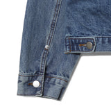 RU8314 Unbalanced Jean Jacket (2 colors)