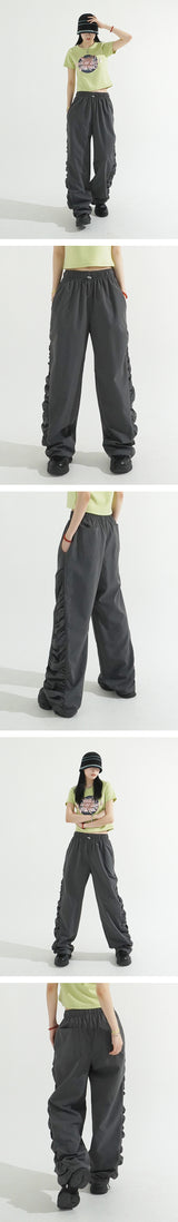 Side Shirring String Pants
