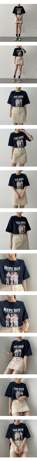 サマーボーイショートスリーブTシャツ