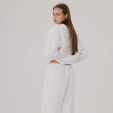 スウェットパンツ/NO.24 SWEATPANTS, WHITE