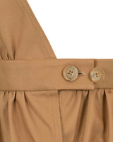 アシンメトリードレープウォータープルーフコート/Asymmetry Draped Waterproof Coat _ Beige
