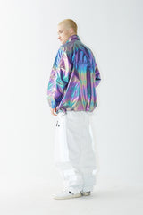 WDフューチャーリフレクティブトラックパンツ / BSR2223FWPT040 WD FUTURE REFLECTIVE TRACK PANTS WHITE