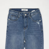 ハイウェストスキニージーンズ/HIGH WAIST LIGHT BLUE SKINNY JEAN [6808]