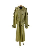 [自主製作] [Restock] ルーカスレザートレンチコート/LUCAS leather trench coat (2 color)