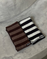 Petit striped scarf muffler