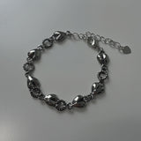 ハートリングブレスレット / heart ring bracelet (925silver)