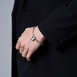 ホボロックチェーンブレスレット / HOBO LOCK CHAIN BRACELET