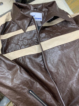 Bluesf レーシング スター レザー ジャケット