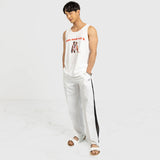 サイドメッシュナイロンパンツ / SIDE MESH NYLON PANTS-WHITE