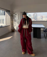 (UNISEX) ウィード起毛ハーフネックジャケット