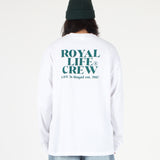 RLLR1102 クルーバックロゴロングスリーブ/RLLR1102 Crew Back Logo Long Sleeve - White
