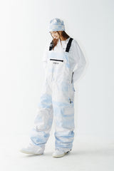 カーゴビブオーバーオール / BSR2223FWPT069 IVT CARGO BIB PANTS CREAM SKY