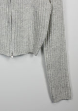 モモ2ウェイニットジップアップ / Momo 2 way knit zip-up (4color)