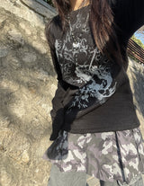 ポケットカモプリーツスカート / Pocket Camo Pleats Skirt