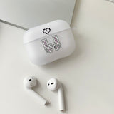 ブラック - スクエア ラビット AirPods ケース_マット