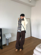 Deeks ヴィンテージ ストライプ スカーフ