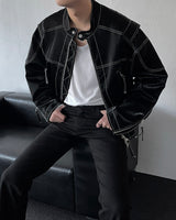 MG Glossy Biker Jacket (3 colors)