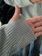 クロウォーマーラウンドニット/CLO WARMER ROUND KNIT(4COLOR)