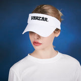 Signature 3D Logo over fit sun-visor cap WHITE
