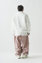 ビッグロゴカラーバーシティジャケット/BSR2223FWJK025 BIG LOGO COLLAR VARSITY JACKET CREAM