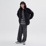 Light Padding Shirts Jacket PD5 Black (6622447108214)
