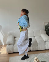 ポケットクロップフードジップアップ / Pocket Crop Hood Zip Up (3color)