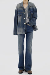 ベーシックジーンブルーブーツカットパンツ / no.332 Basic Jean Blue Bootcut Pants