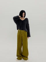 リブコーデュロイビジョパンツ/no.7715 Ribbed Corduroy Bijo Pants (2color)
