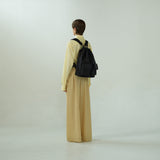 3-Way 2-Pocket Drawstring Bag (Black)