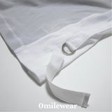 ストラップメッシュTシャツ_ grey
