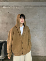 [Wool] Button hood cardigan (4color)