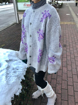 Snow blossom cardigan