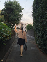 [MADE] Pudding Fur Jacket (Peach Beige)