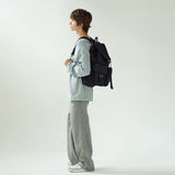[After Pray Edition] 2-Pocket Cotton Cargo Rucksack (Black&Nickel)