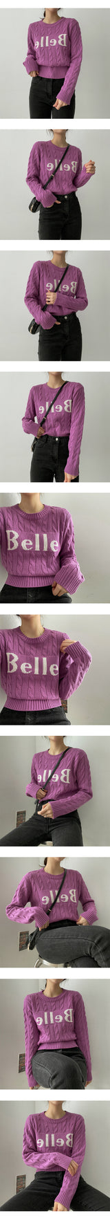 ベリーツイストニット/Belly Twisted Knitted