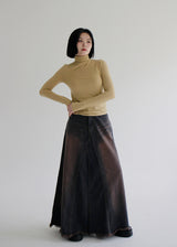 ダイイングロングスカート/no.451 Dying Long Skirt (2color)