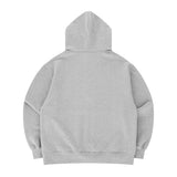 R.D刺繍ロゴフーディー / R.D embroidery logo hoodie - melange grey