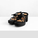 GARNIE STRAP SANDLE HEEL
