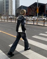 90's バイクレザージャケット / 90's Bike Leather Jacket (2 colors)