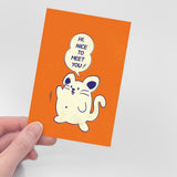 COMIC MOUSE POST CARD (6538540286070)