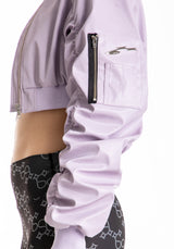 クロップボンバージャケット / CROP BOMBER JACKET