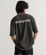 バックロゴピグメントTシャツ