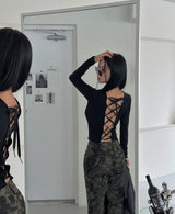 Corset backless under boop double-sided T-shirt